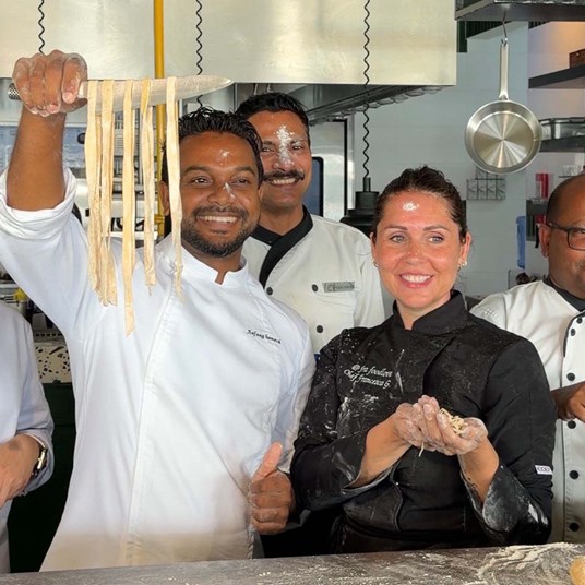 Italian Chef Francesca Gambacorta At Sun Siyam Olhuveli Maldives