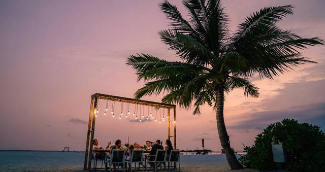 Destination dining in Maldives