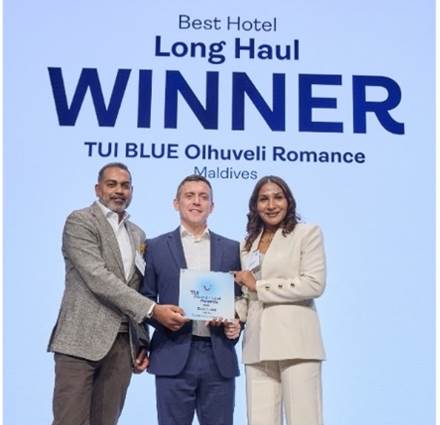 Award For Tui Blue Olhuveli Romance 1