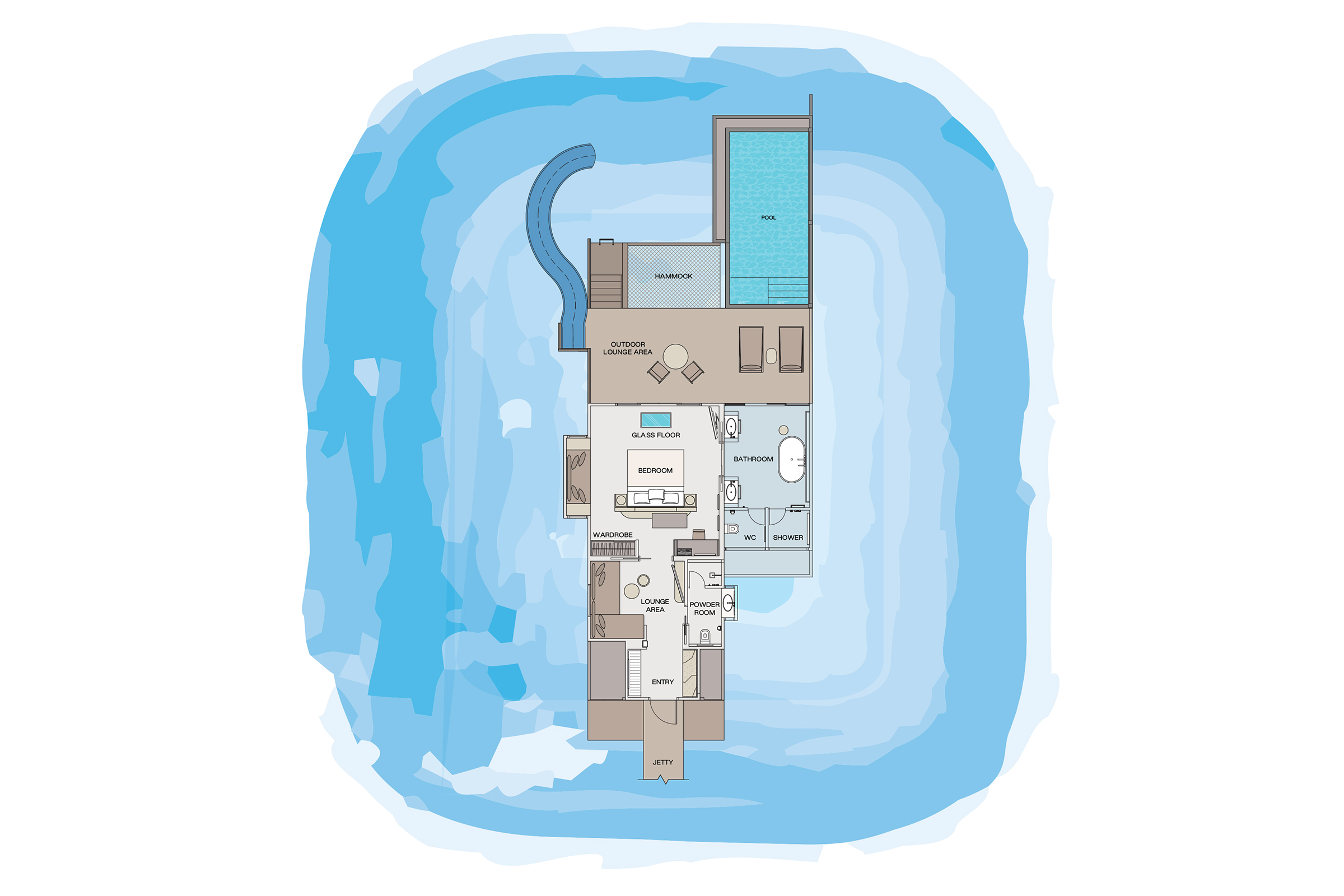 SSVR Ocean Signature Villa With Pool Slide
