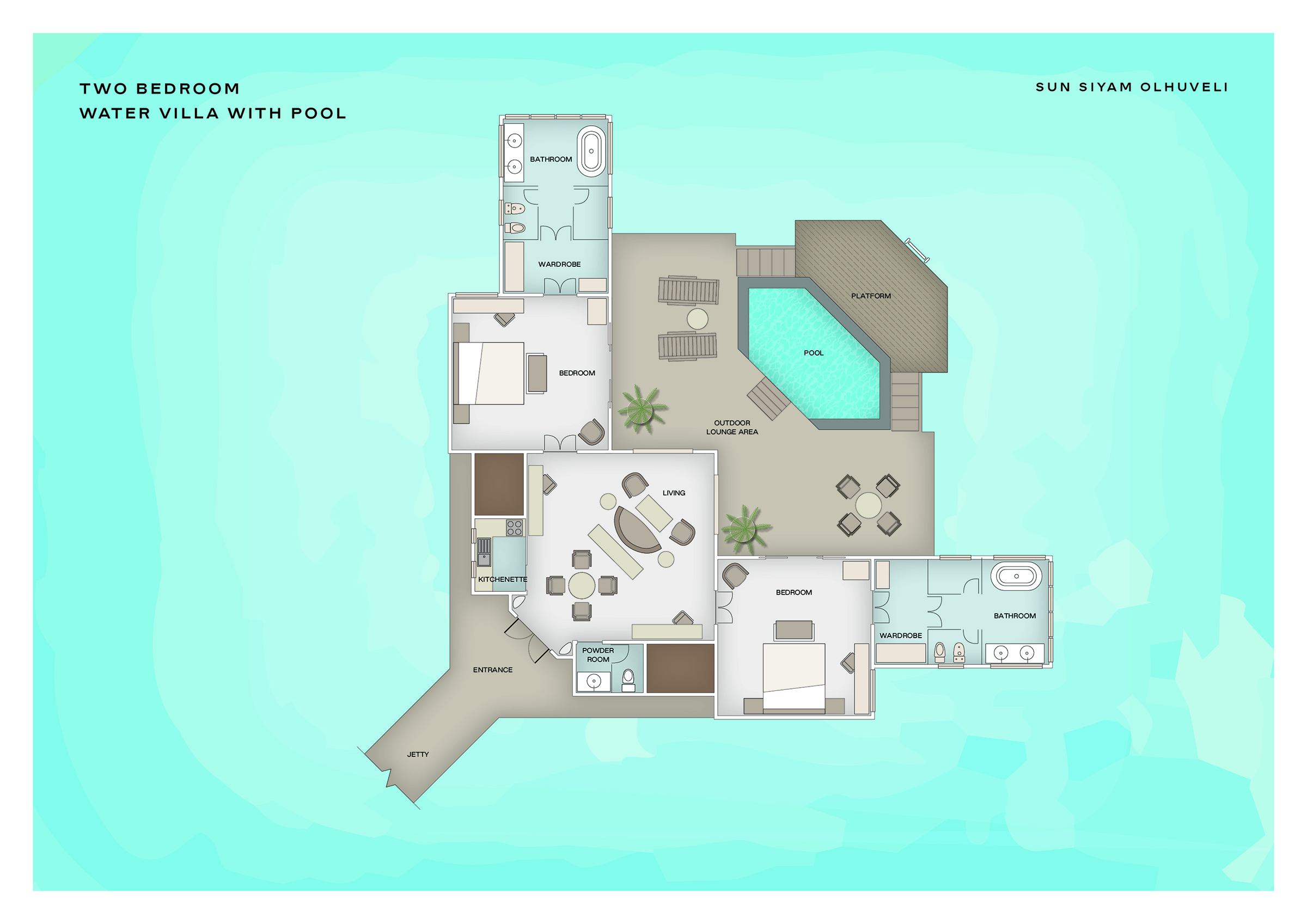 SSO 2 Bedroom Water Villa With Pool