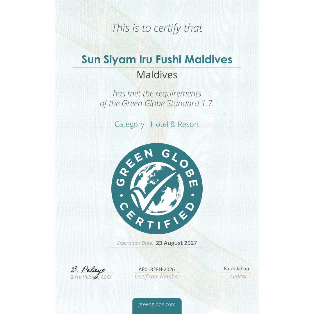 Sun Siyam Iru Fushi Maldives Green Globe