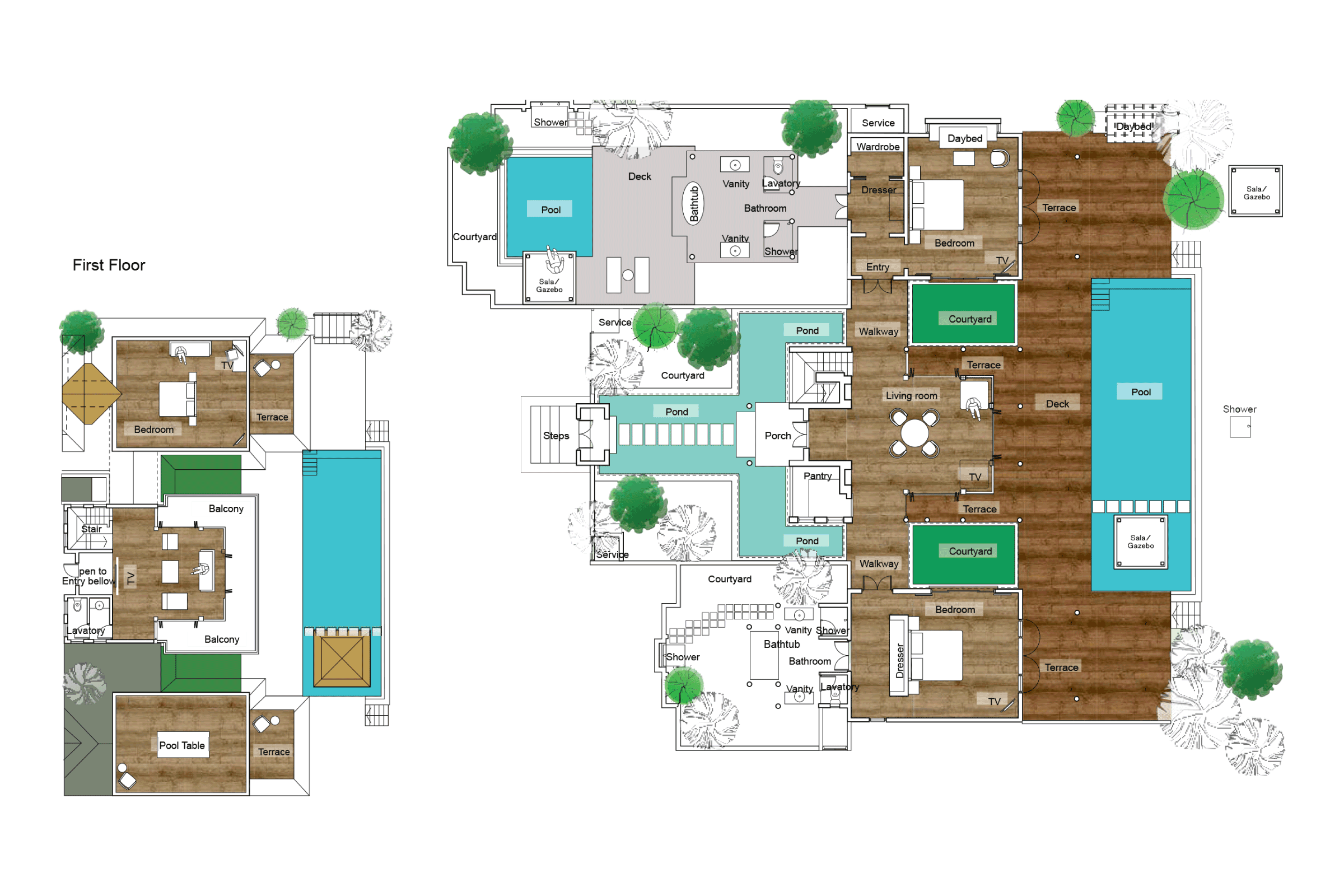 Sun Siyam Iru Fushi Celebrity Retreat Floorplan