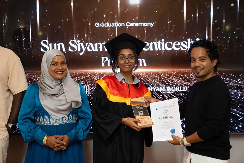 First Apprenticeship Graduates at Siyam World Maldives