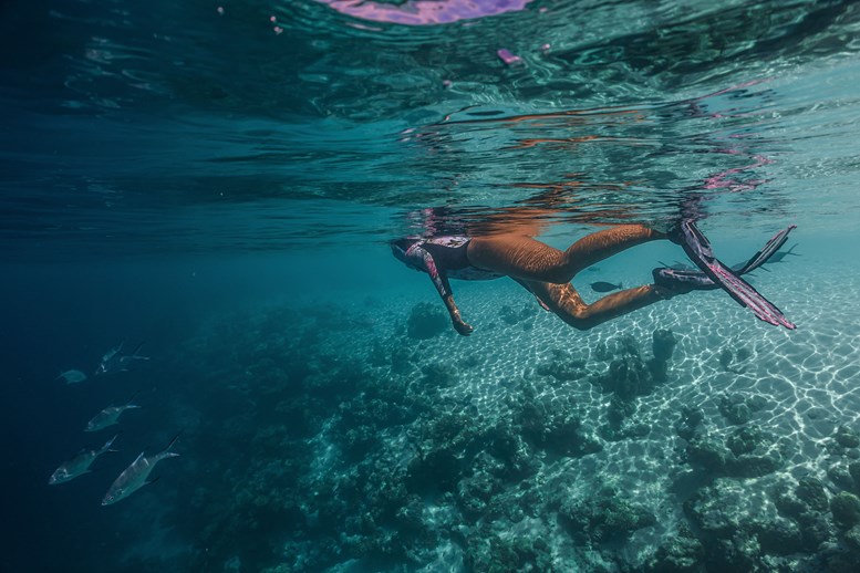 Snorkeling at Iru Veli