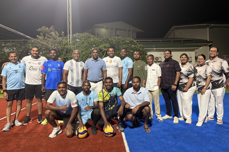 Volley Court at Sun Siyam Olhuveli