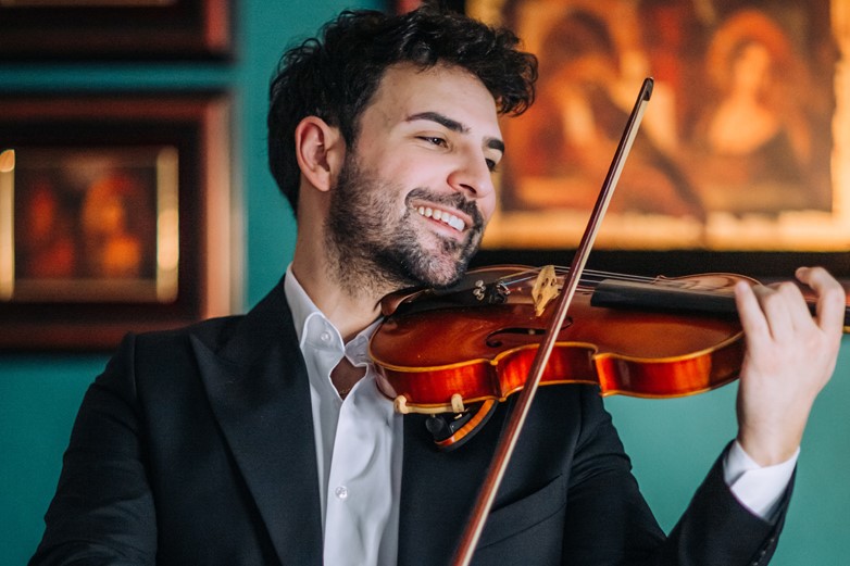Petar Markoski, a talented violinist