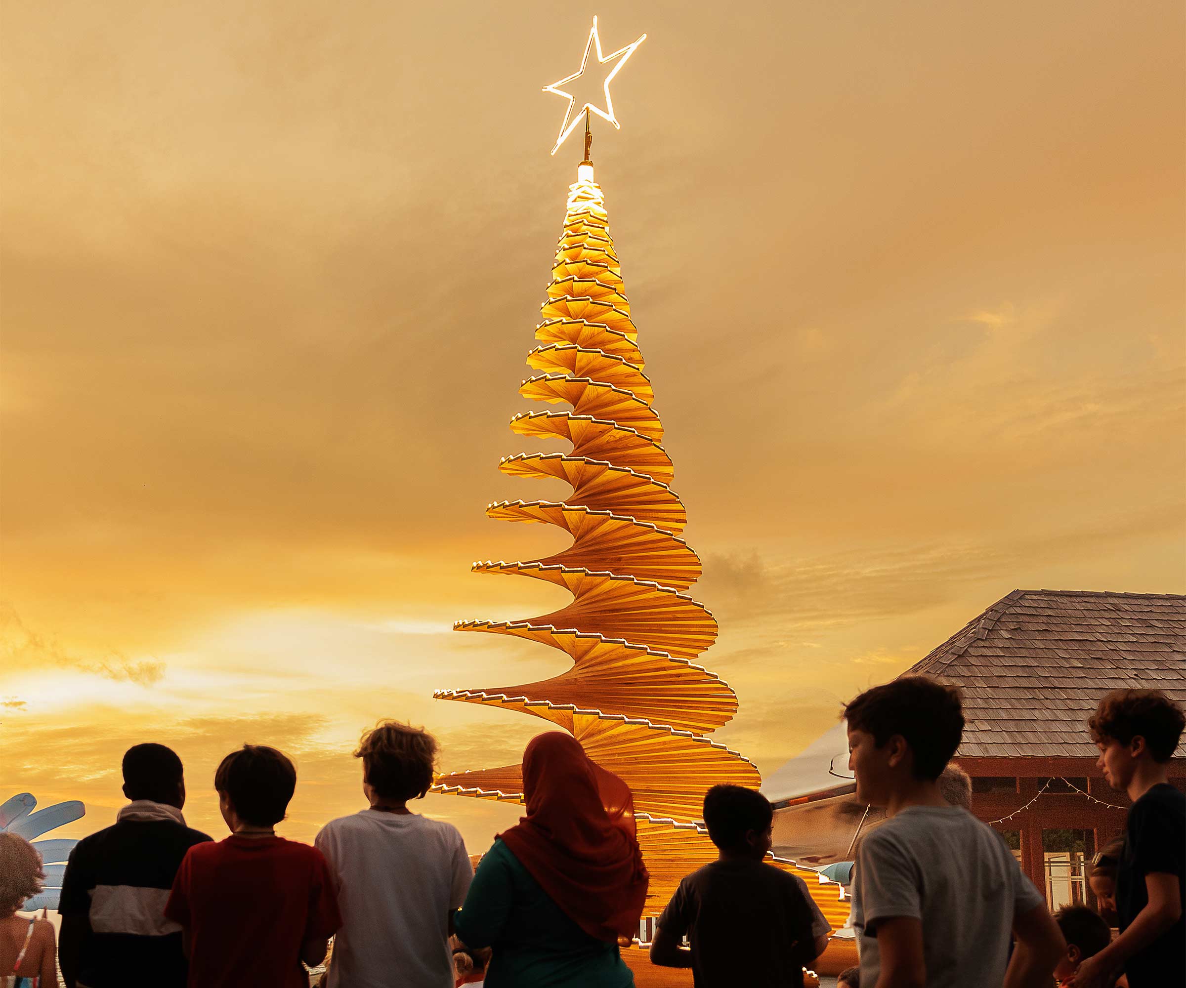 Olhuveli Christmas Tree Lighting 3