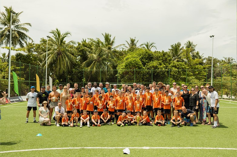 Football camp with Micheal Owen at Siyam World Maldives