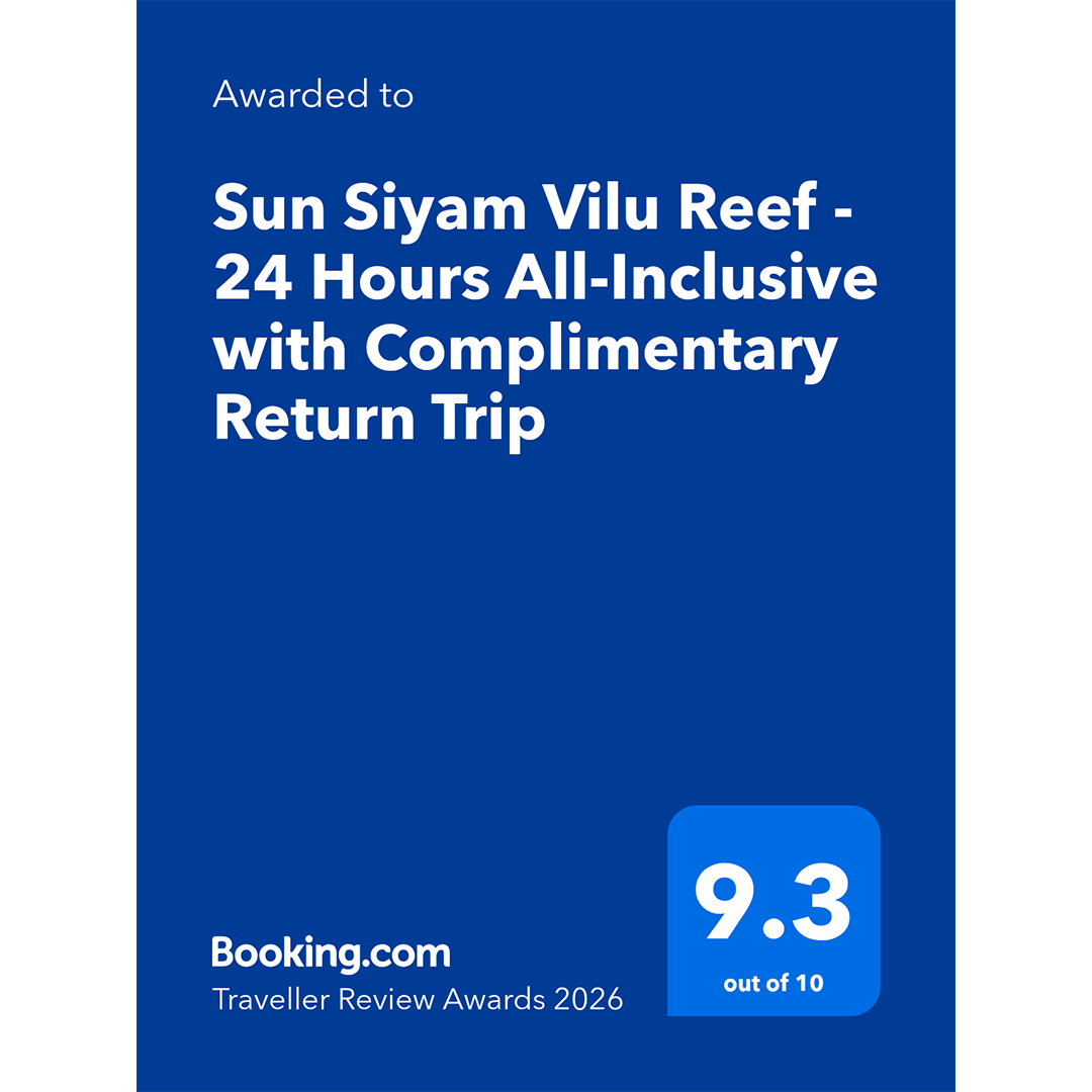 Sun Siyam Vilu Reef Booking.Com Traveller Review Awards 2026
