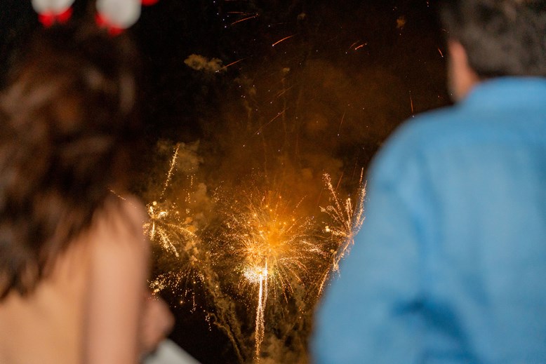 Fuochi d'artificio a Iru Veli