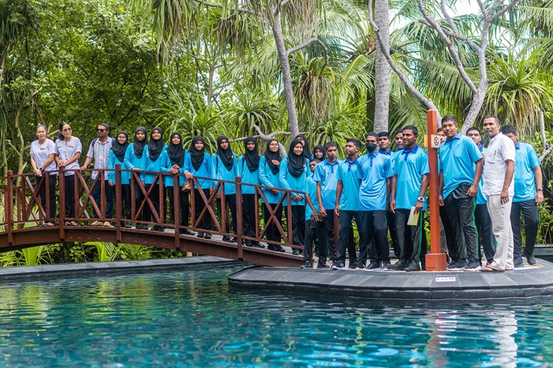 Students of Noonu Atoll Education Centre