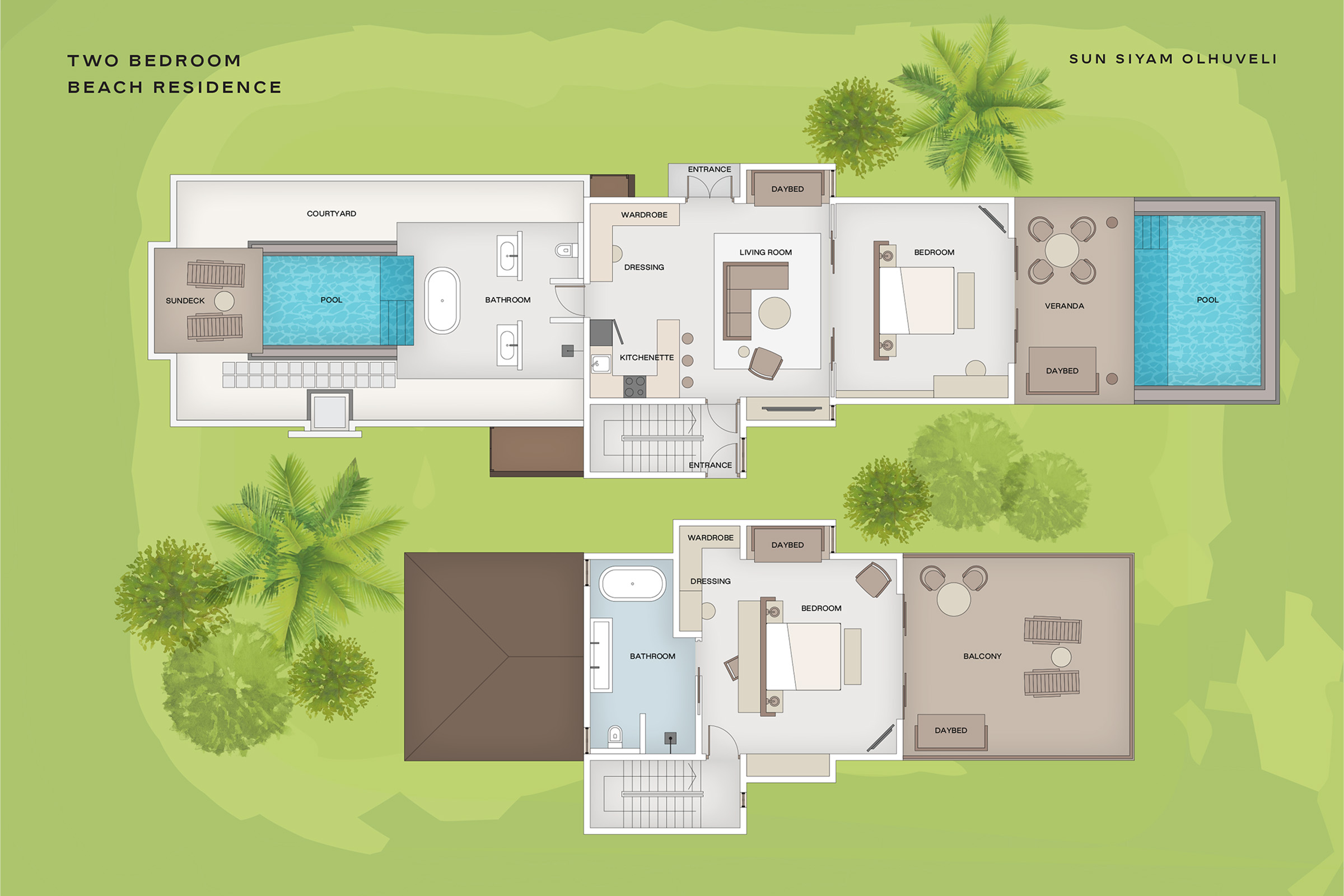 SSO Two Bedroom Beach Residence